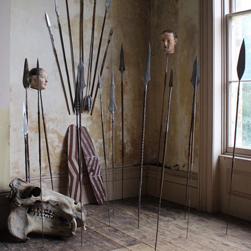 African Spears Collected By Adolphe Cryns