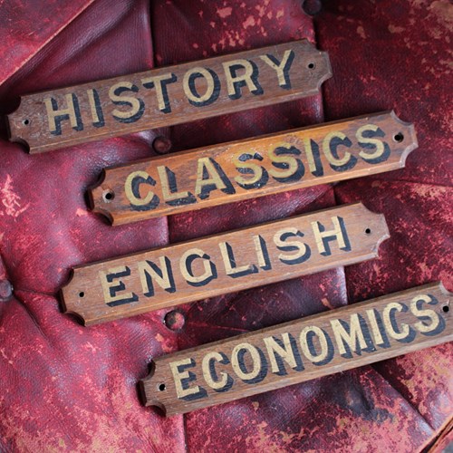 Early 20Th Century School Classroom Plaques 