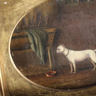 19Th Century English School White B...