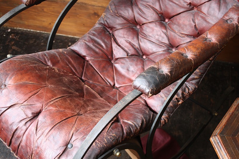 Ox Blood Leather Rocking Chair R.W. Winfield-the-school-for-scandal-img-6884-main-637717412463077243.jpg