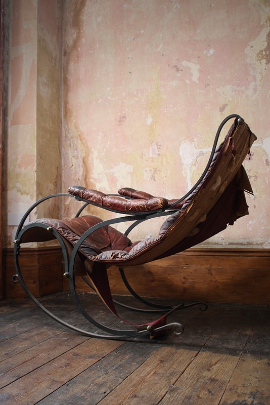 Ox Blood Leather Rocking Chair R.W. Winfield-the-school-for-scandal-img-6898-main-637717412568546063.jpg
