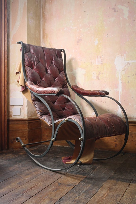 Ox Blood Leather Rocking Chair R.W. Winfield-the-school-for-scandal-img-6912-main-637717412619482959.jpg