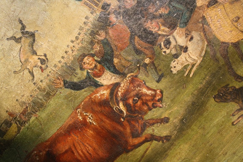 "Bull Broke Loose", Bull Baiting Oil on Canvas -the-school-for-scandal-img-8662-fotor-main-636901702831377082.jpg