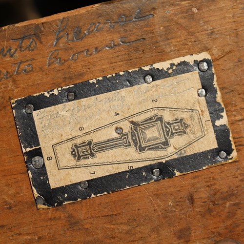 19Th Century Coffin Makers Sizing Template Board