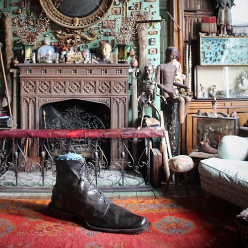 19Th Century Oversized Balmoral Boot 