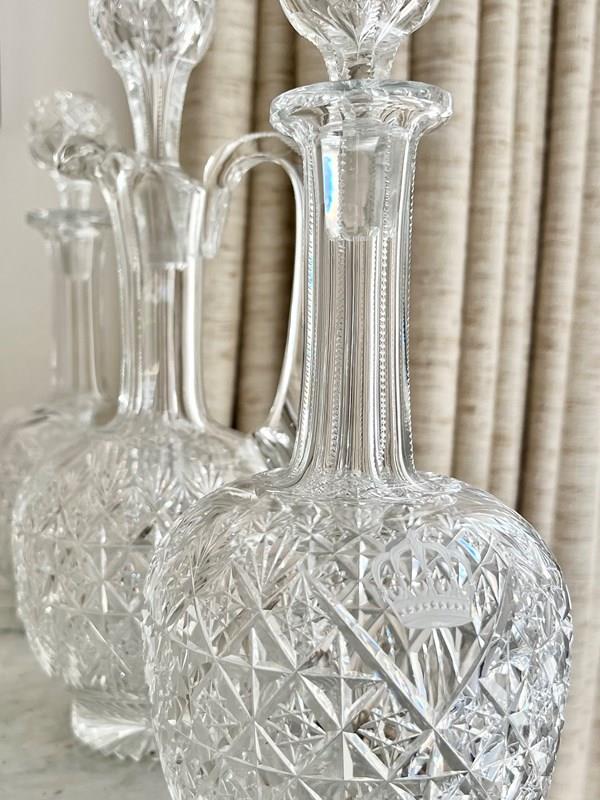 Trio Crown Etched Crystal Wine Decanters By Thomas Webb-the-vintage-entertainer-f073b082-0ba5-499d-8e2b-8910bd23b068-main-638167305267706623.jpeg