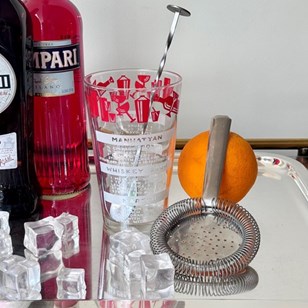 Cocktail Recipe Mixing Jug With Sti...