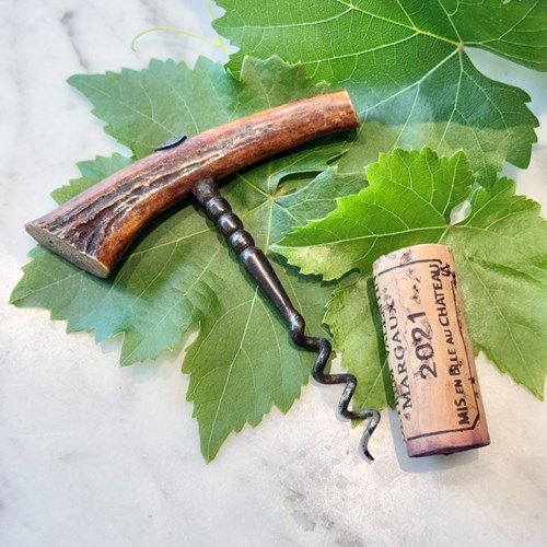 Unusual Antique Grapevine Stem Corkscrew Pull 