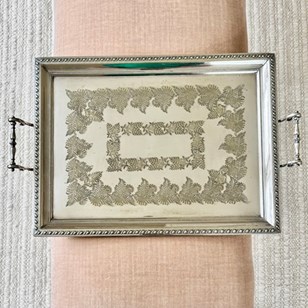 Superb Fern & Acorn Relief Twin Han...