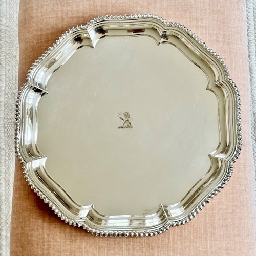 Stunning Elkington Silver Plated Round Serving Tray