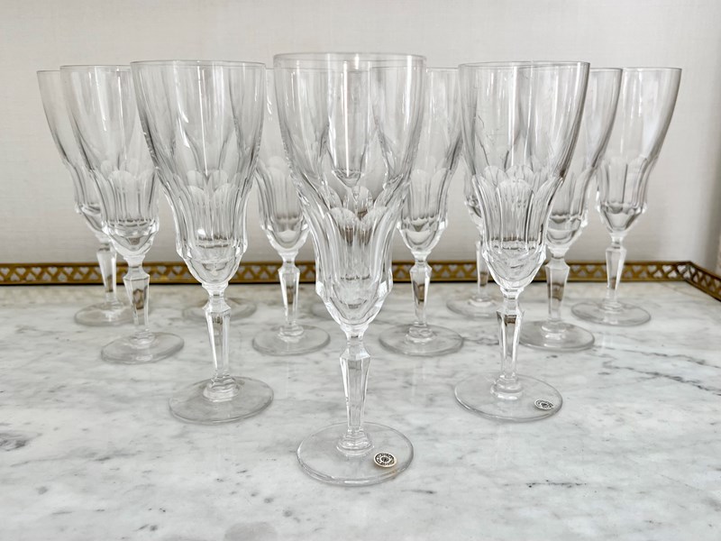 A Dozen Val Saint Lambert Crystal Champagne Flutes-the-vintage-entertainer-img-9278-main-638334253813214105.jpeg