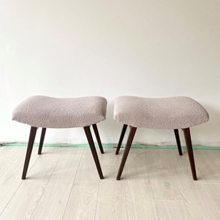 Pair Of Mid-Century Stools