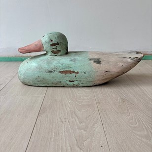 Antique Painted Decoy Duck