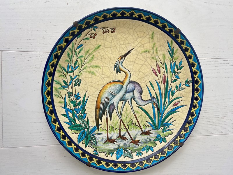 LONGWY Ceramic Charger Plate Hand Painted-the-vintage-trader-img-1403-main-637564256282574946.jpg