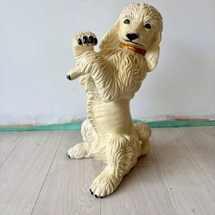 Vintage Poodle Statue