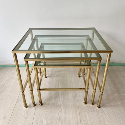 Quality Nest Of Brass Tables