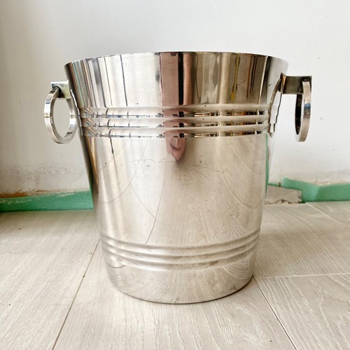 Vintage Silver Plate Champagne Ice Bucket Medard