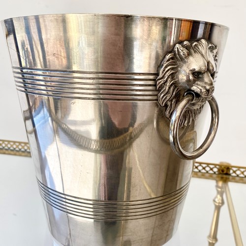 Vintage Silver Plate Champagne Ice Bucket 