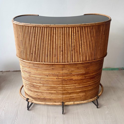 Vintage Bamboo Tiki Bar MIDI