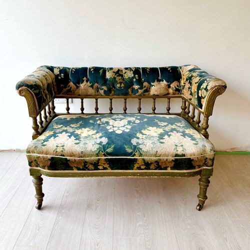 Antique Victorian 2 Seater Sofa