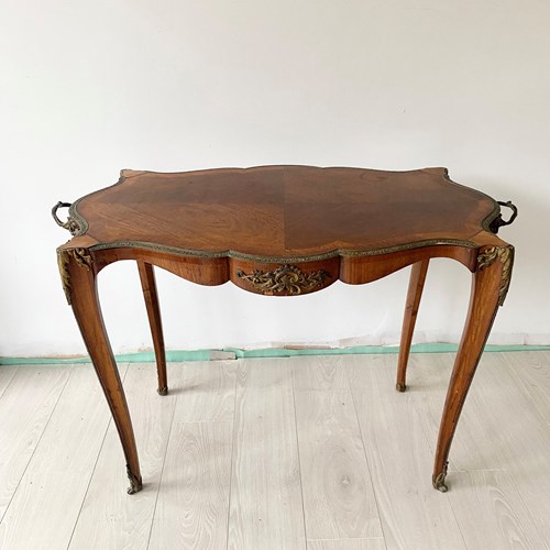 French Side/Butlers Table With Handles And Cabriole Legs