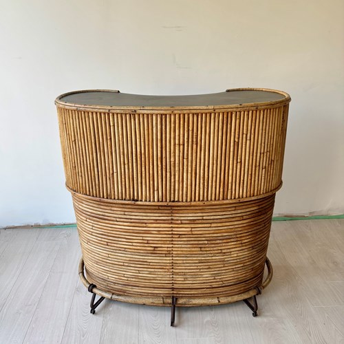 Vintage Bamboo Bar