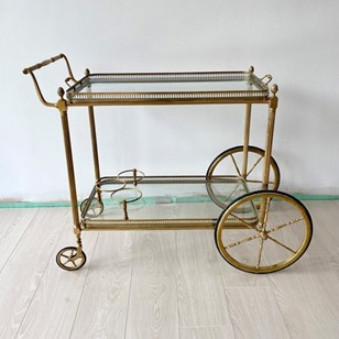 Classic Vintage French Brass Drinks...