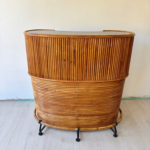 Vintage Bamboo Tiki Bar