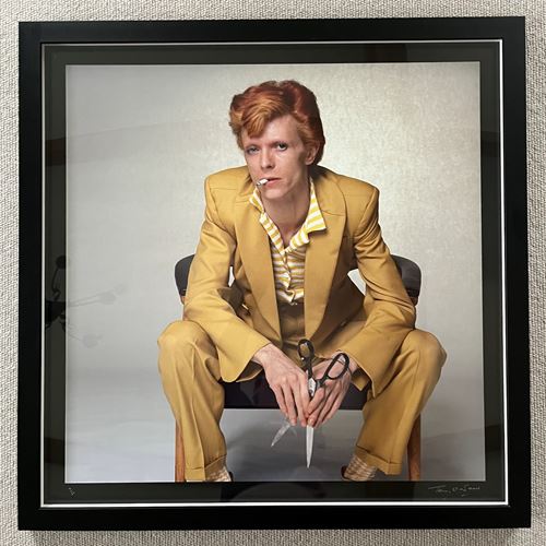 David Bowie In Yellow Suit By Terry O'neill, 1974