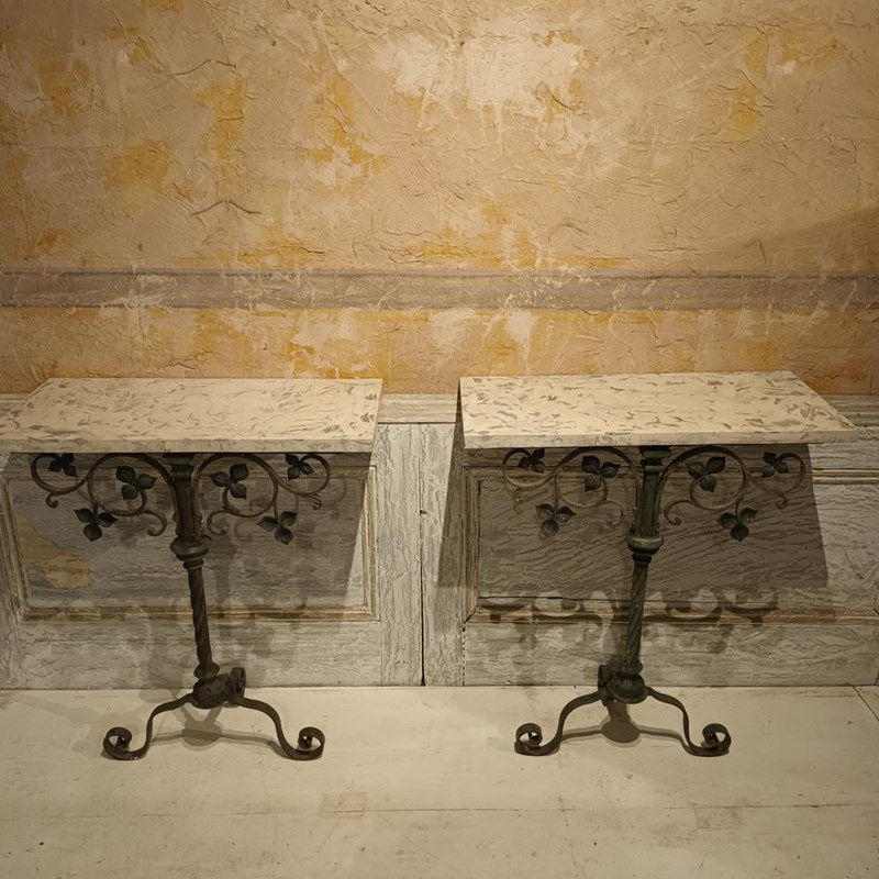 A Pair Of Bronze & Iron Tripod Console Tables-tigers-decorative-20221126-132653-main-638050982779070821.jpg