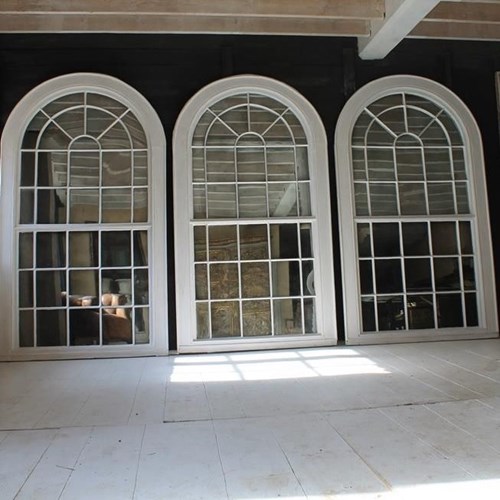 Large Georgian Arched Top Mirror
