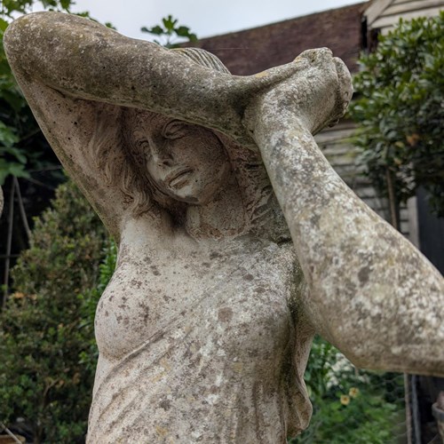 20Th Century Statue Of Lady