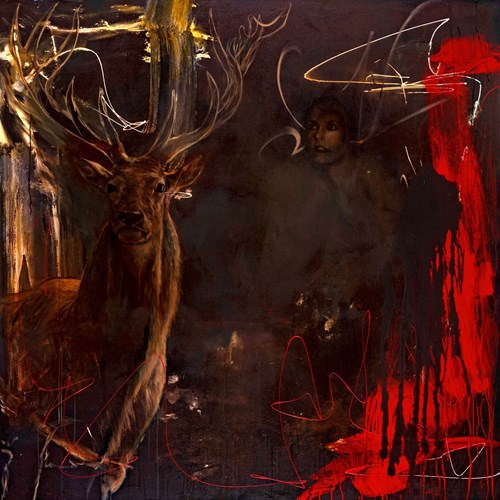 Large Oil And Acrylic On Canvas From 'On The Edge Of Wrong' Exhibition 2010