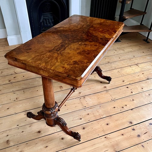 Victorian Burr Walnut Table