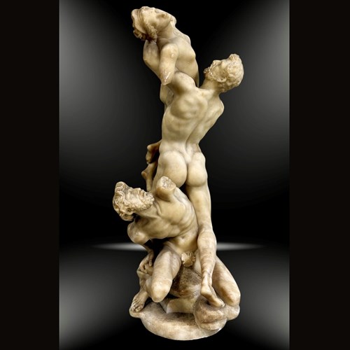 C19th Italian Carved Sculpture After Giambologna 'Abduction Of A Sabine Woman'