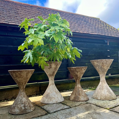 Willy Guhl Style Spindle Planters