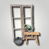 Reclaimed French Chateau Window Mirrors