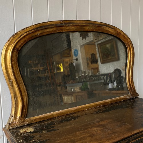 19Th Century Gilt Overmantel Mirror 