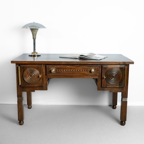 French Art Deco Desk, 1930S–40S, Attributed To Étienne Kohlmann