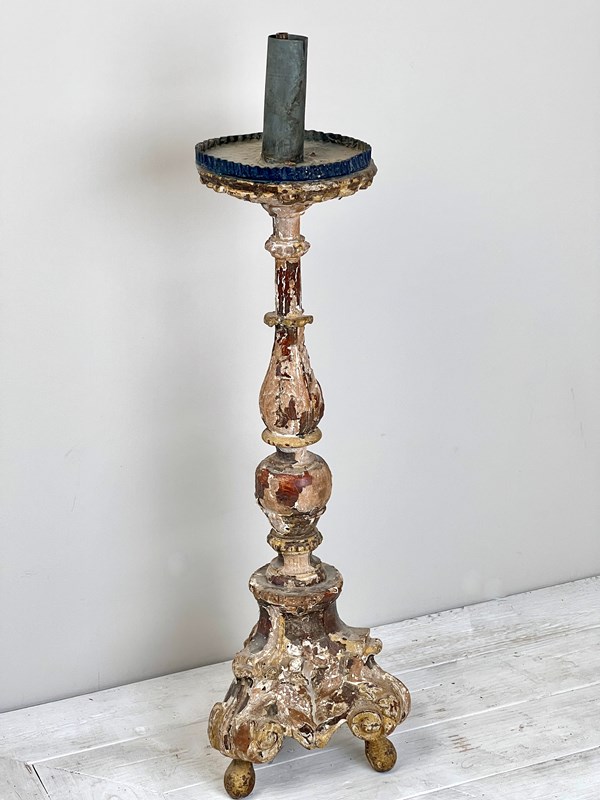 A Good C18th Time Worn Candle Stick-tinker-toad-img-6844-main-638213939729018243.JPG