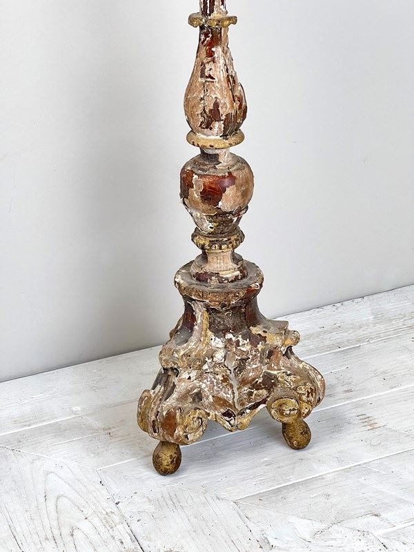 A Good C18th Time Worn Candle Stick-tinker-toad-img-6845-main-638213939772141623.JPG