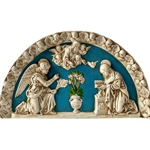 Italian Annunciation In Majolica, 1...