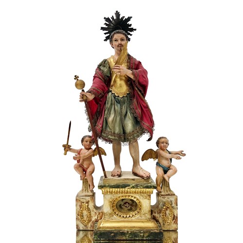 An Outstanding Italian Baroque Reliquary, 1700’S