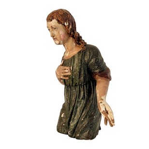Fascinating French Santo, Wooden St...