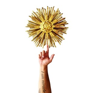 Magnificent French Sunburst, Gilded...