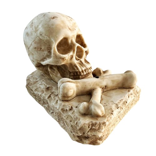Remarkable And Extremely Rare Italian Memento Mori, Carved Marble, 1700'S