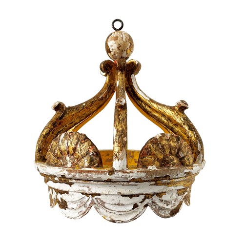 French Crown With Timeworn Patina, 1700'S