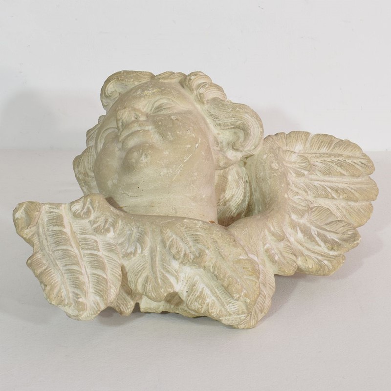 Italian 17/18th Century  Limestone Angel Head-tresors-trouves-20037218-main-637582178179108864.JPG