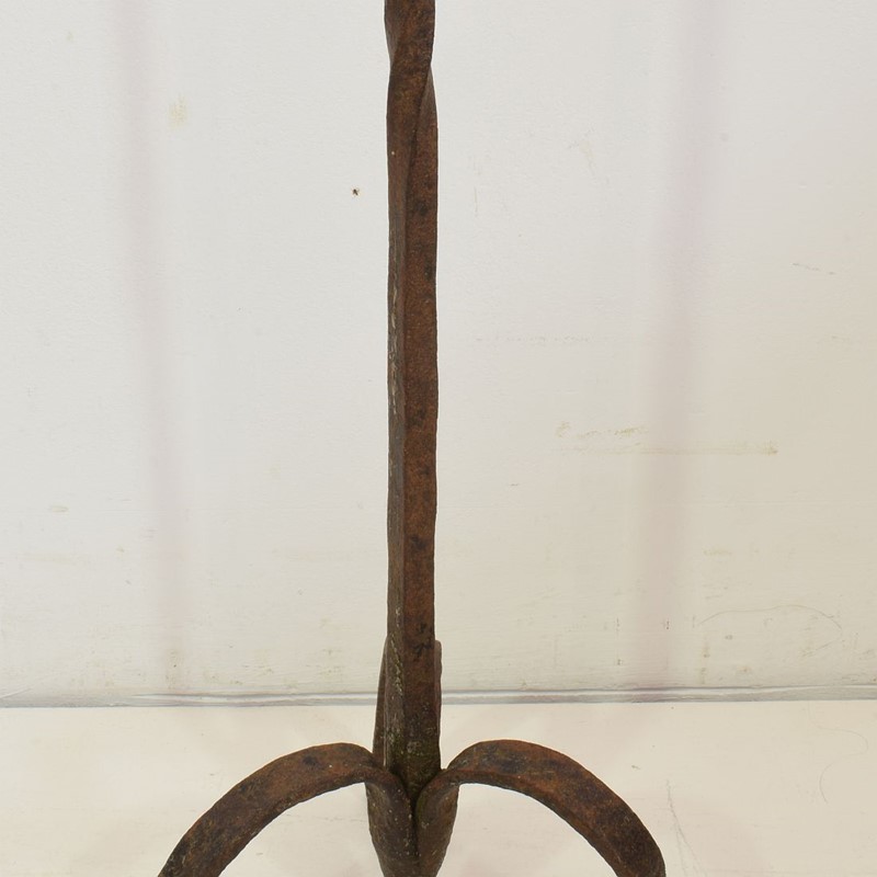 17th-18th Century Hand Forged Iron Candleholder-tresors-trouves-20046410-main-637995648133130921.JPG