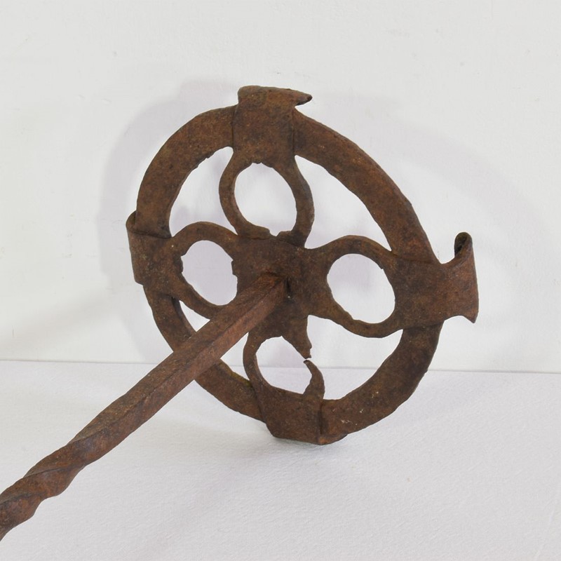 17th-18th Century Hand Forged Iron Candleholder-tresors-trouves-20046421-main-637995648179068282.JPG